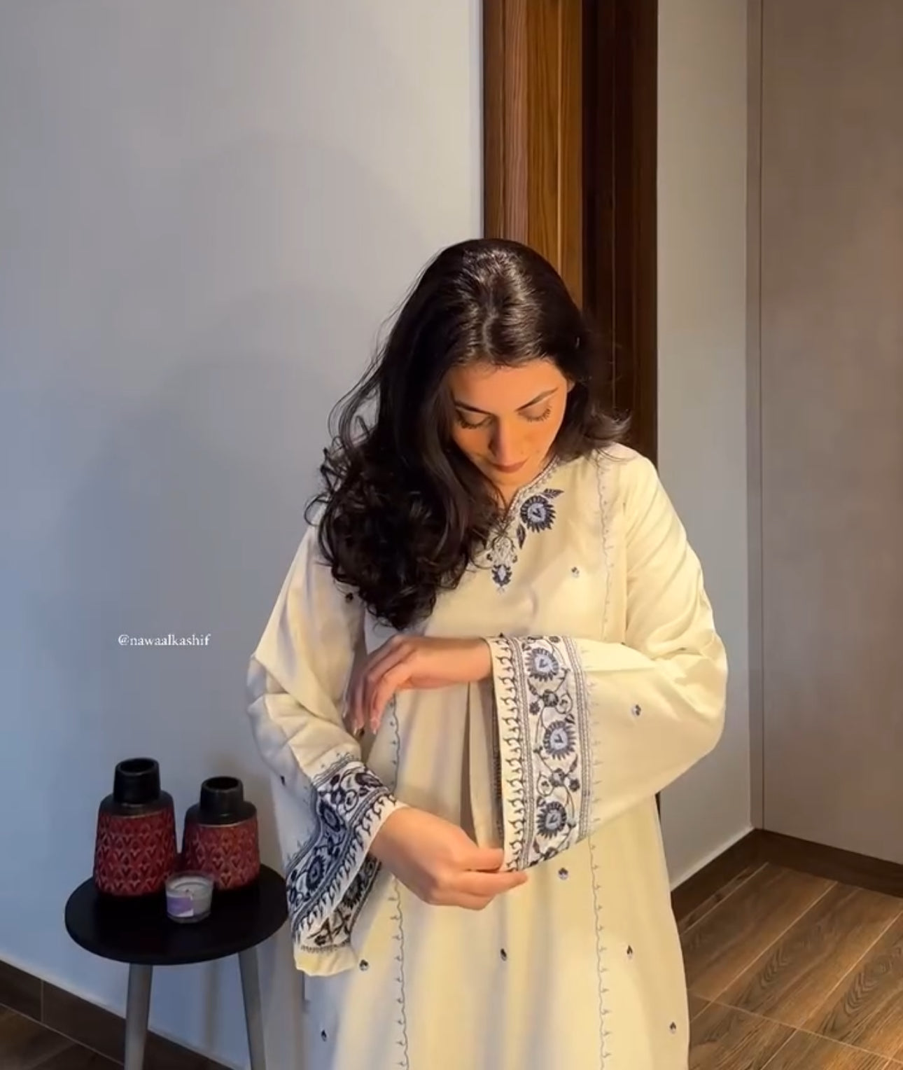 Safaid Sitara  Co-ord Set