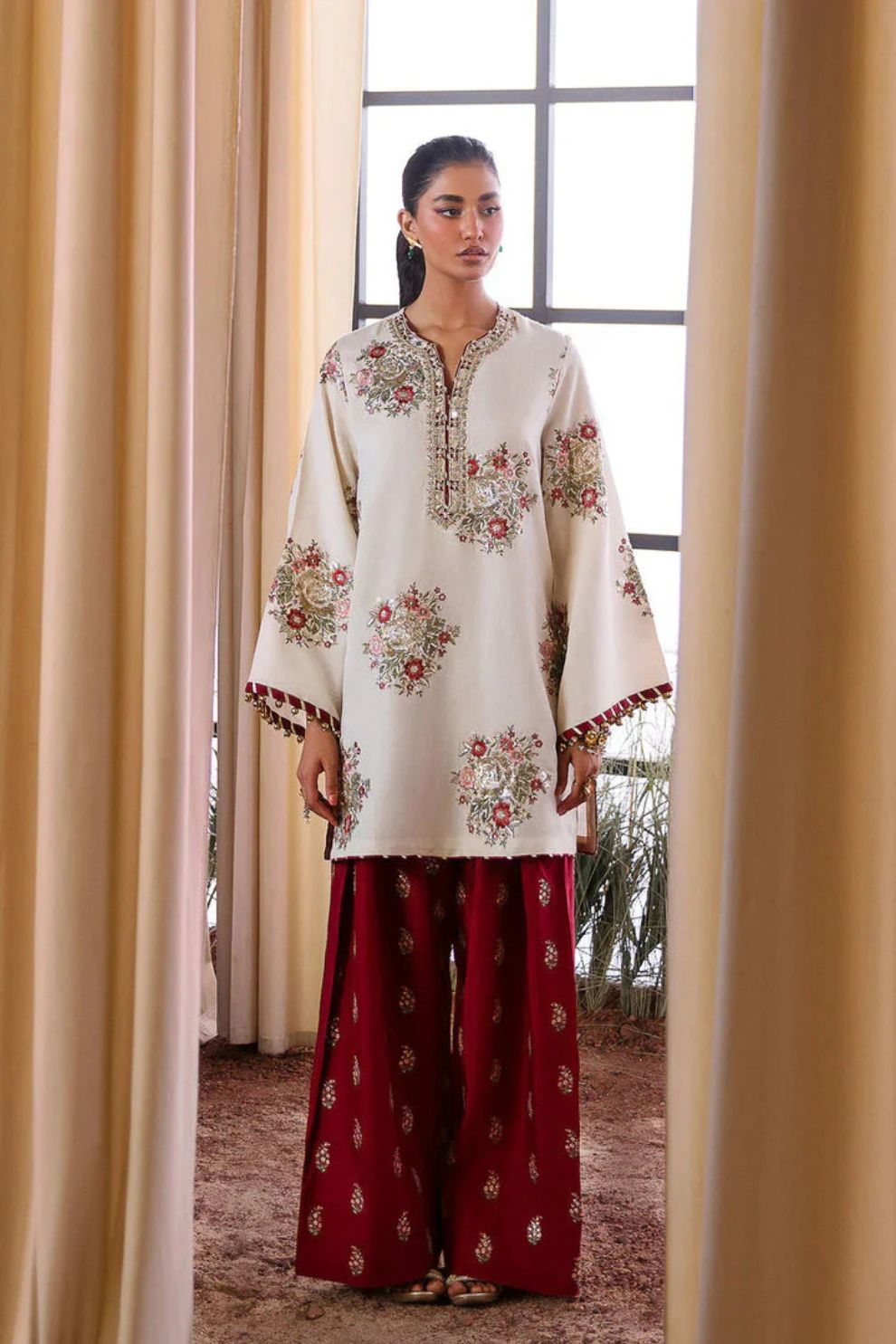 Farsi Gulab Co-ord Ensemble